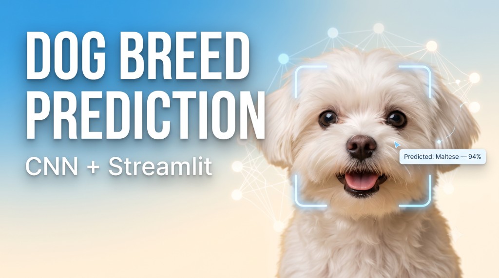 Dog Breed Prediction — Custom CNN + Streamlit App screenshot 1 of 1